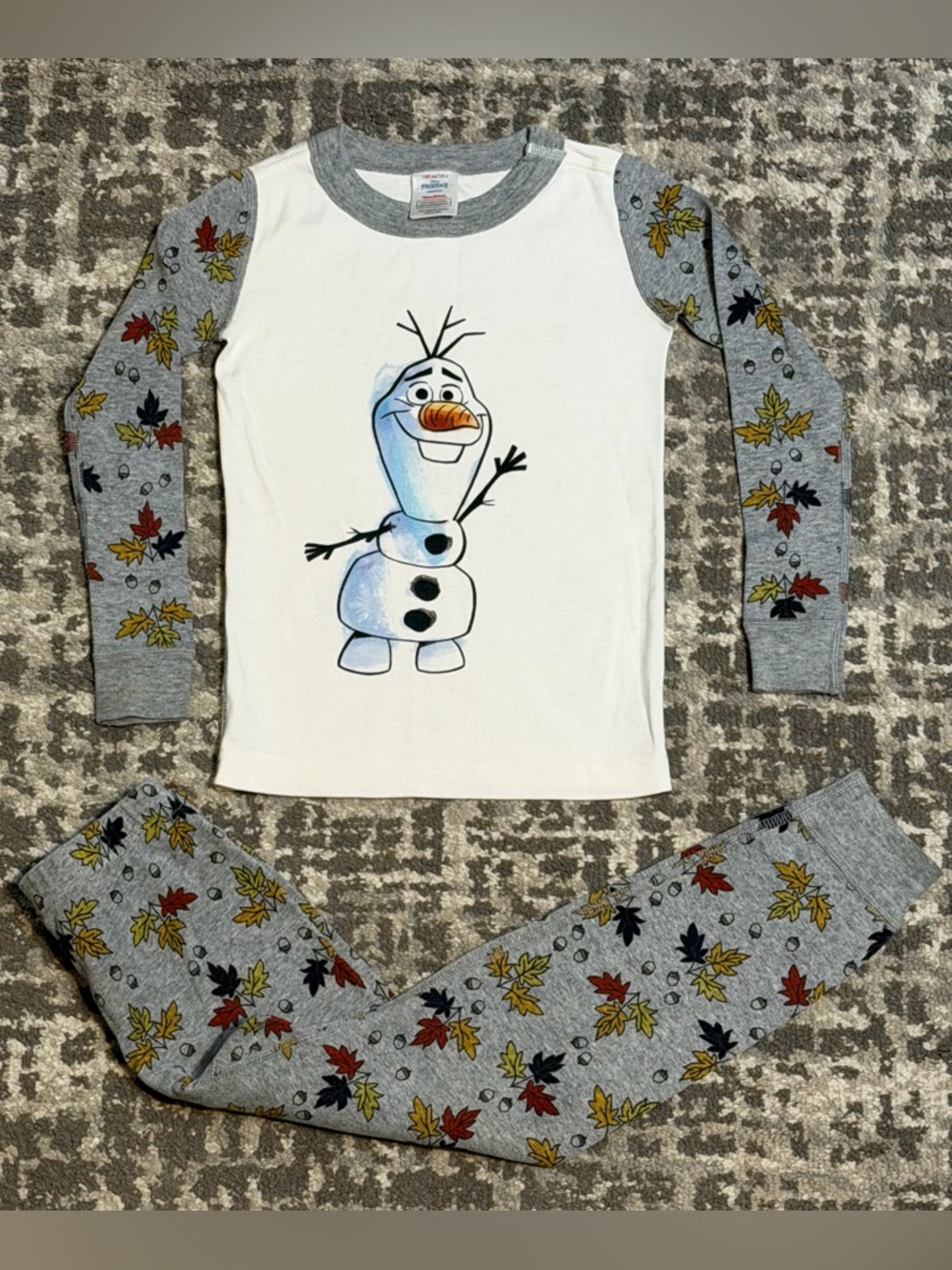 NWOT - Hanna Anderson Kids Disney Frozen 2 Olaf Pajama Set, HannaJams, Size - 4